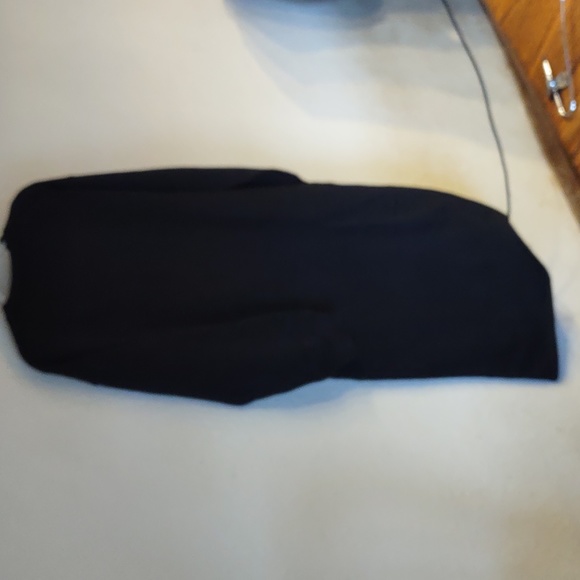 PrettyLittleThing | Black Crew Neck Fleeceback Sweat Maxi Dress Sz 10U 8 USA NWT - Picture 5 of 5